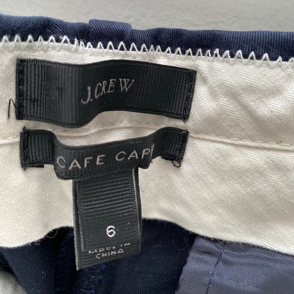 J CREW - The Cafe Capri in Dark Blue - Picture 4 of 9
